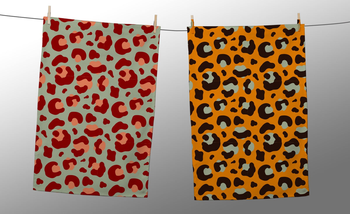 Set 2 Paos (Animal Print Blue Yellow)