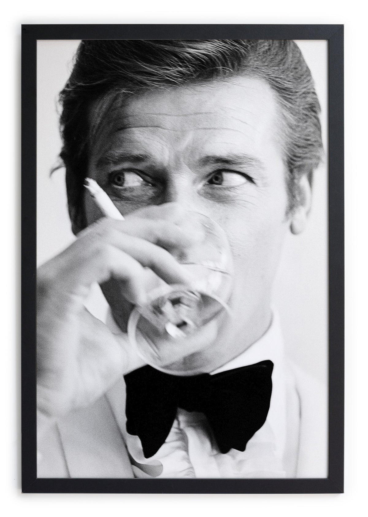 Cuadro Moldura Negra 40x30 (James Bond)