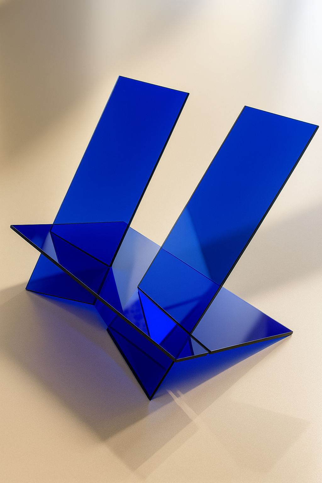 Support de livre Bleu