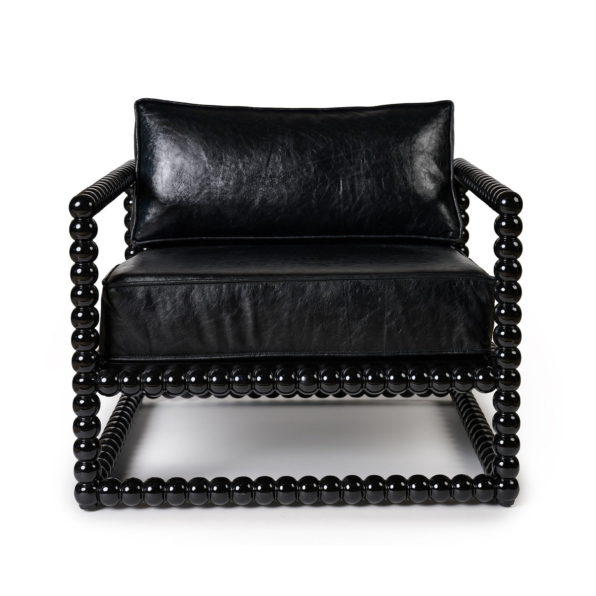 Sillón Buendía Cuero Negro