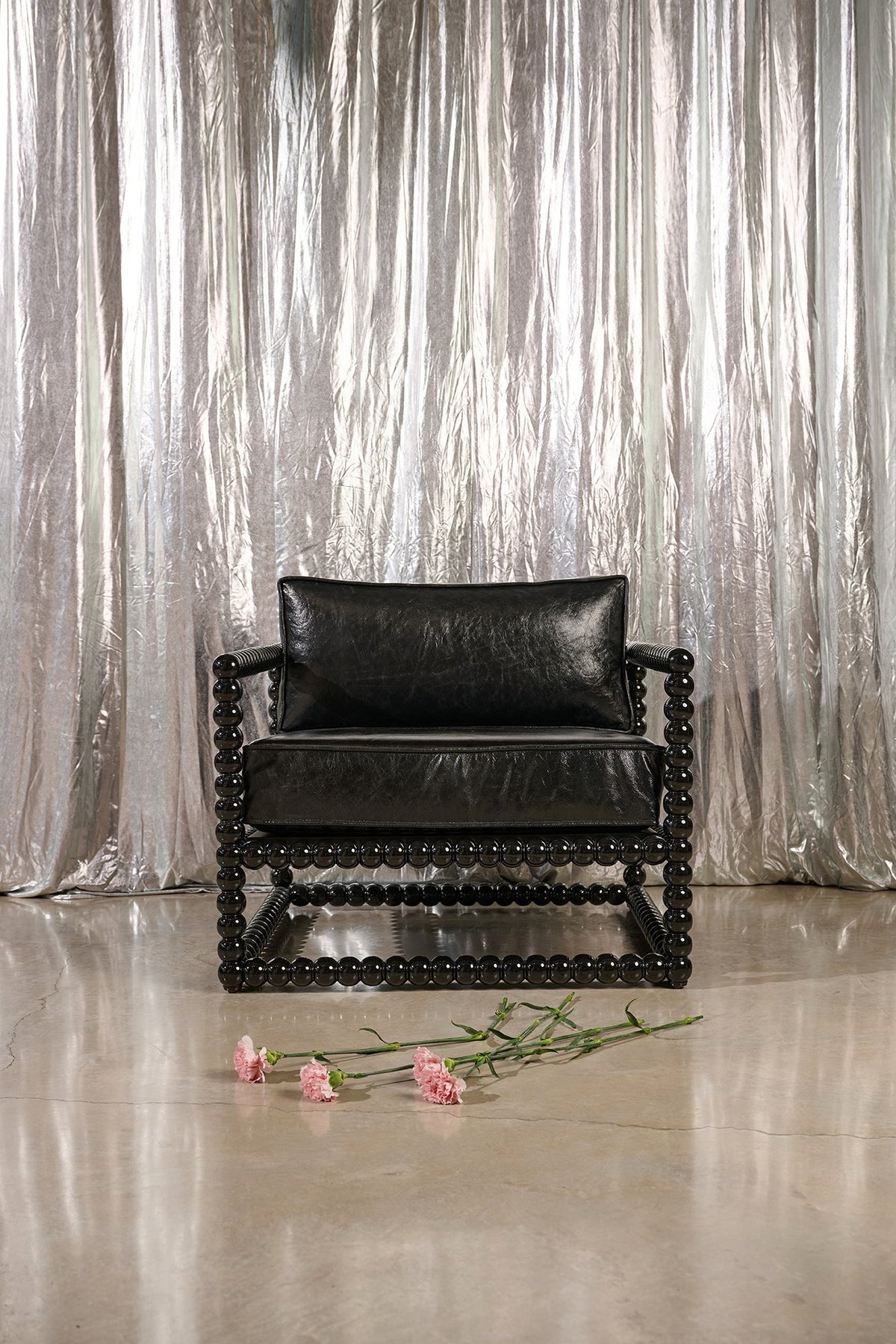Sillón Buendía Cuero Negro