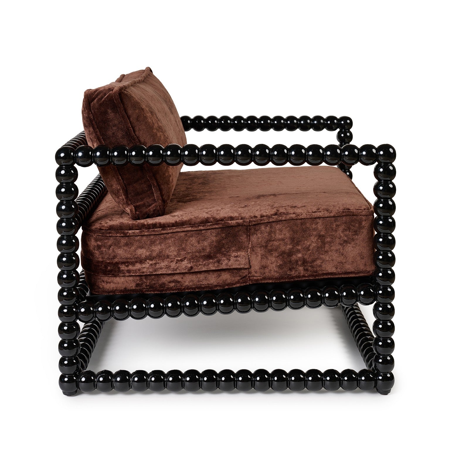 Sillón Buendía Terciopelo Marrón