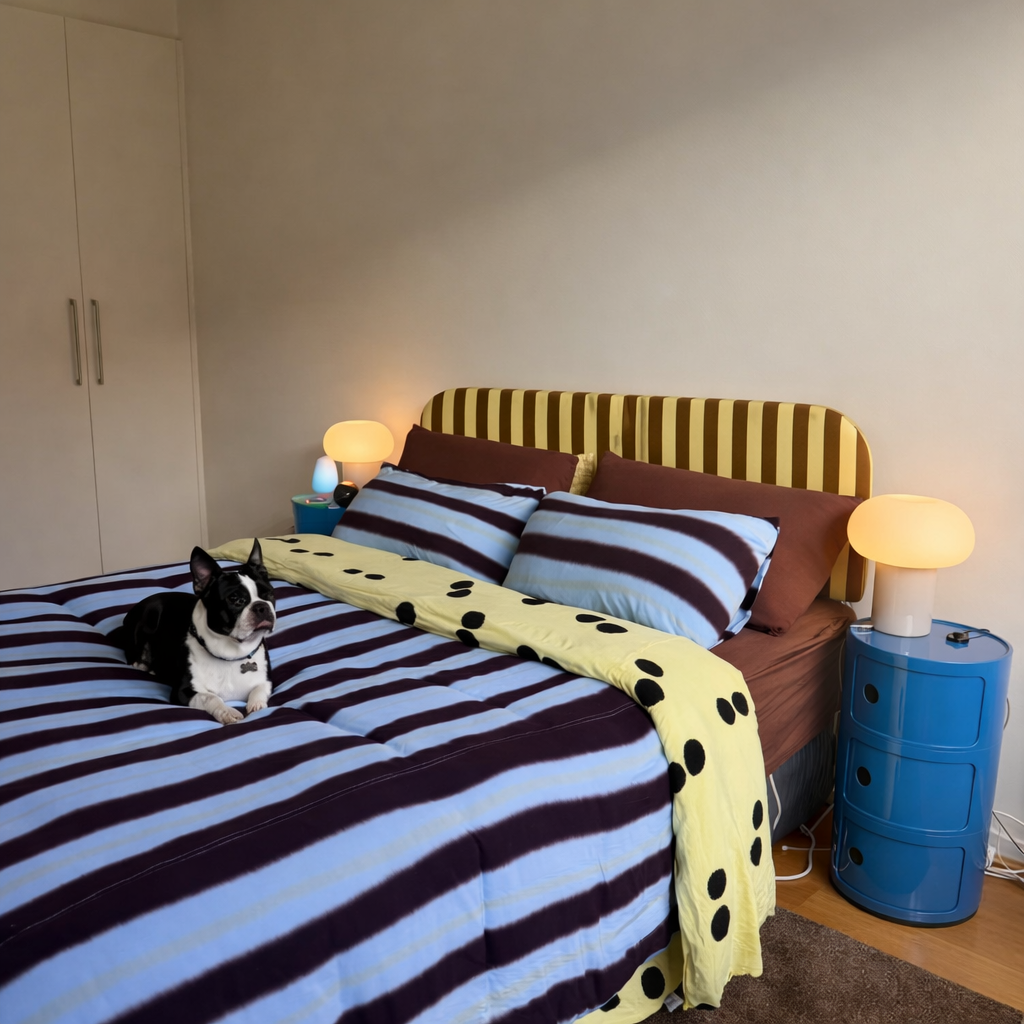 Cabecero Eddie Tapizado Terciopelo Cama 150cm Butter Toast