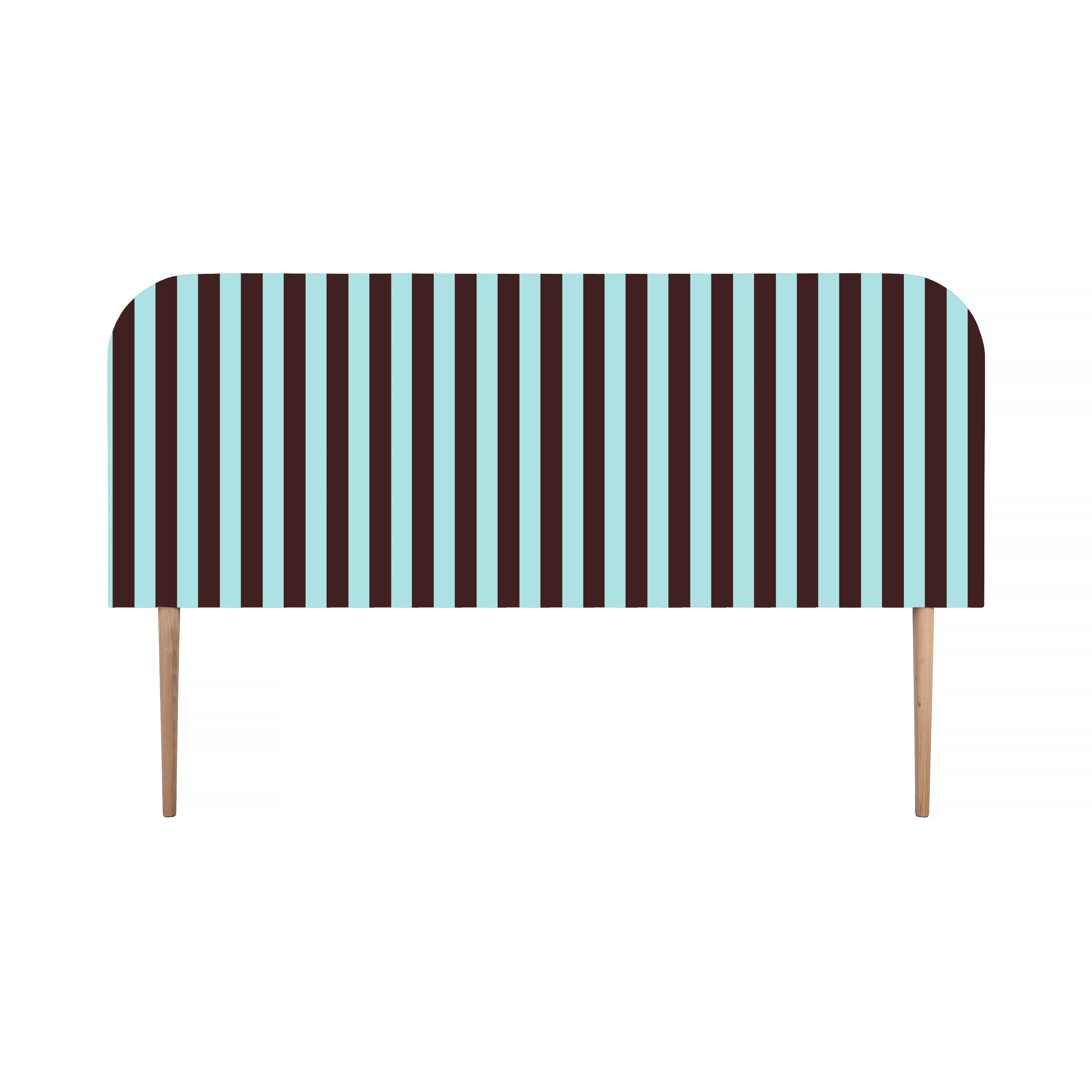 Cabecero Eddie Tapizado Terciopelo Cama 150cm Burgundy Pool