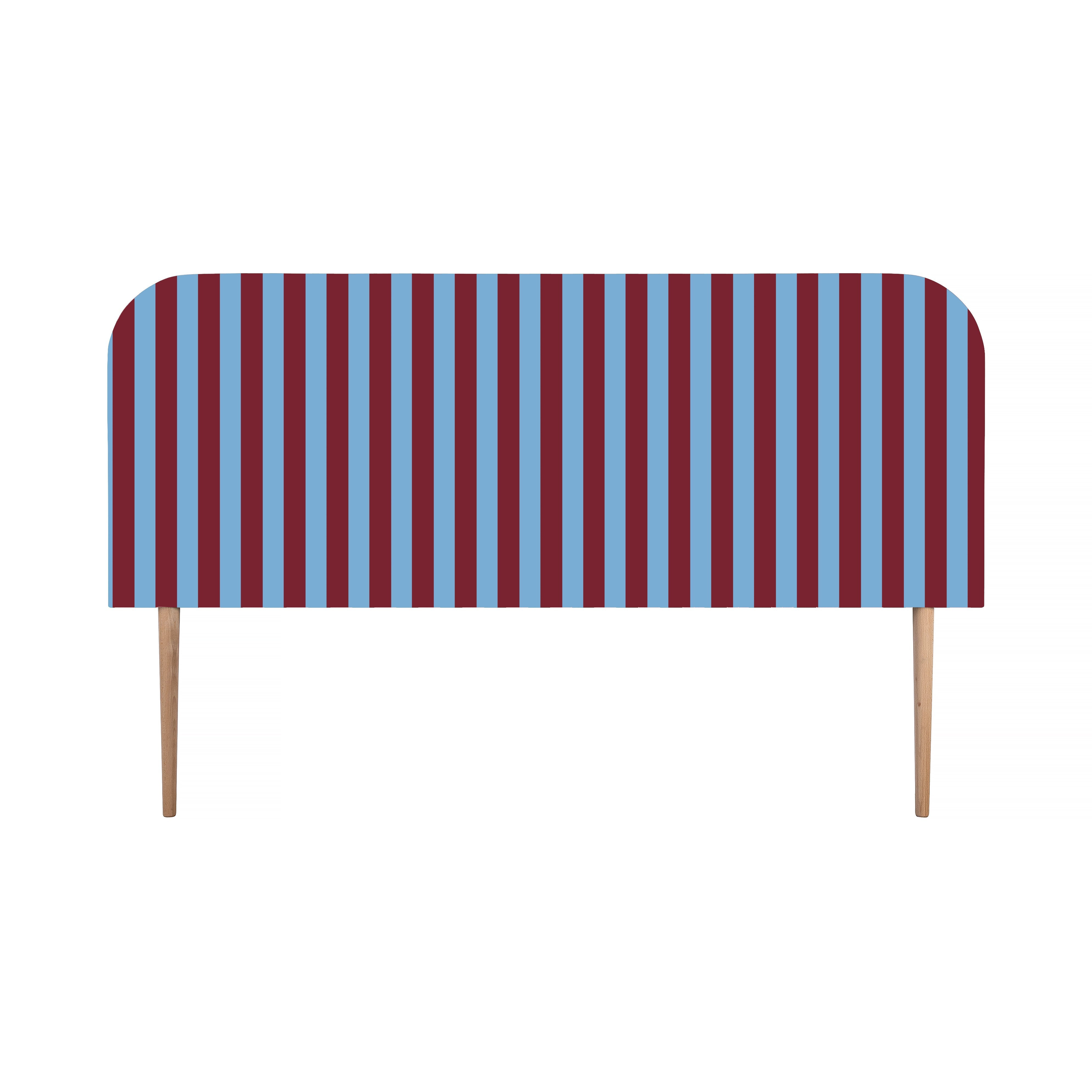 Cabecero Eddie Tapizado Terciopelo Cama 150cm Cherry-Soda