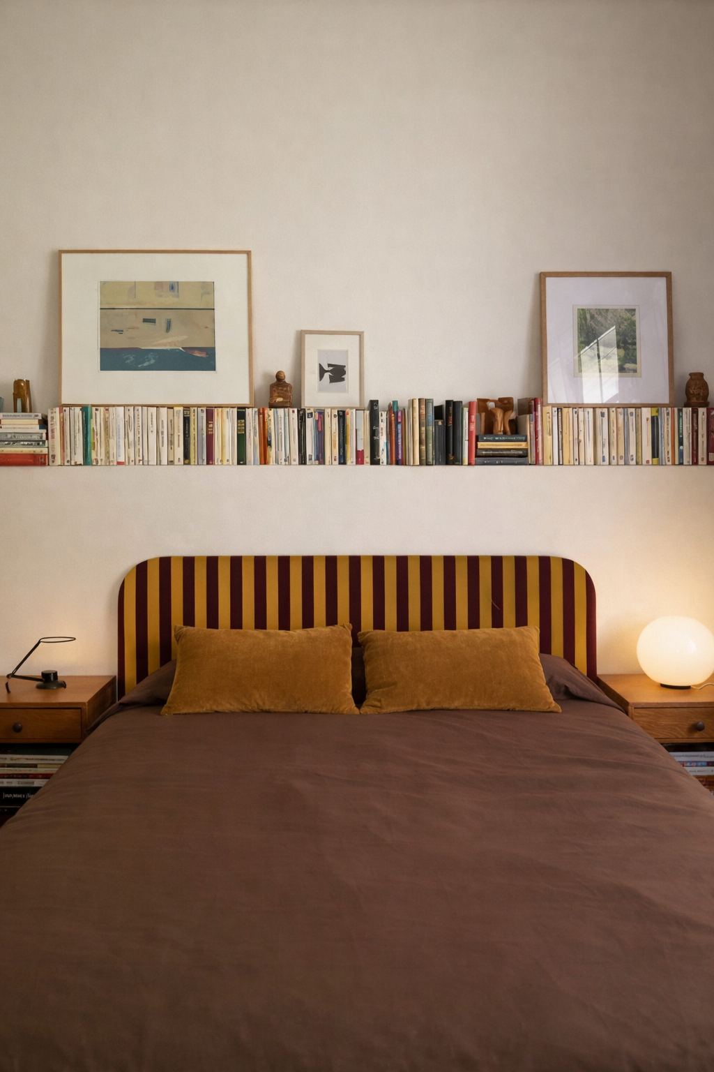 Cabecero Eddie Tapizado Terciopelo Cama 150cm Safron-Wine