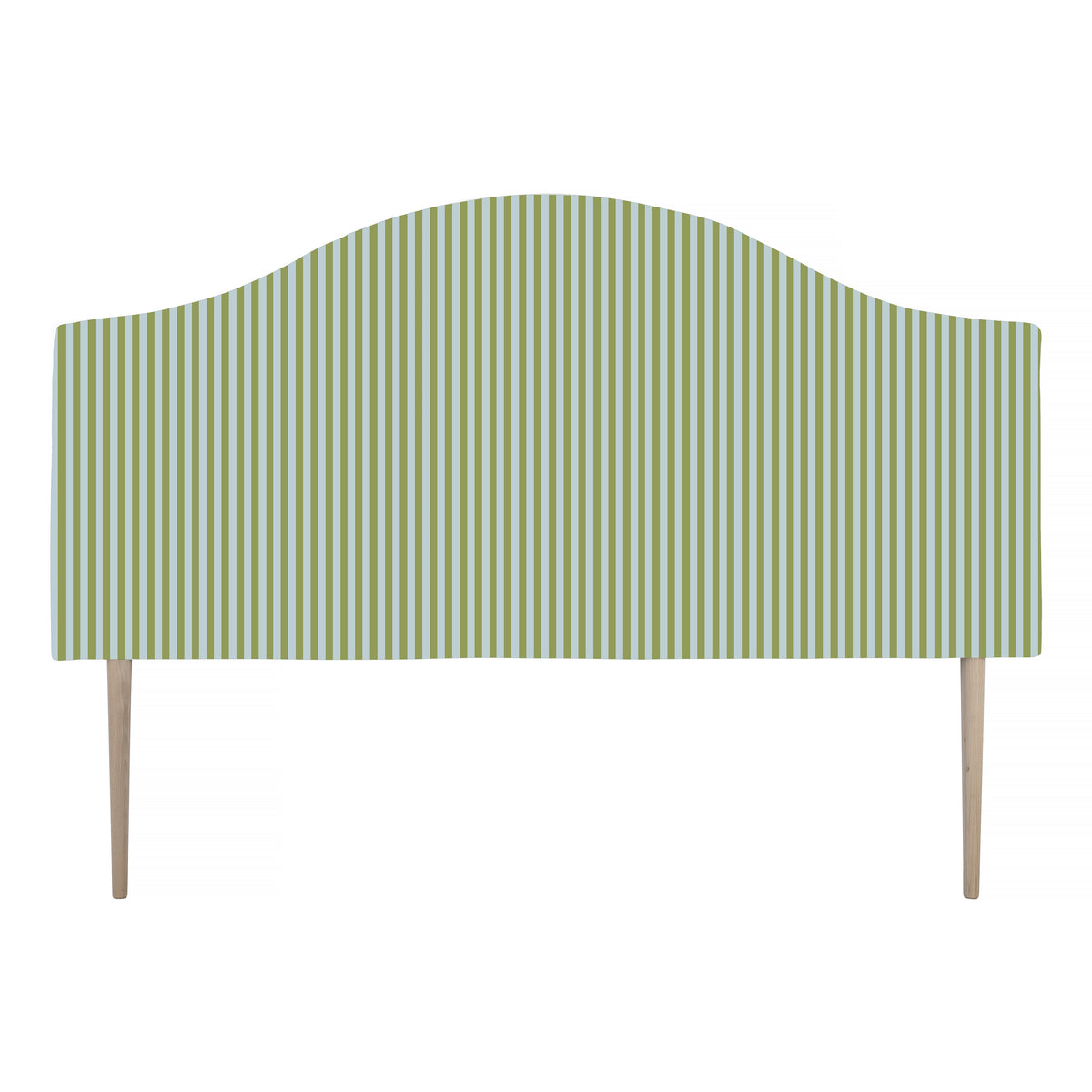 Cabecero Suzanne Tapizado Terciopelo Cama 150cm Green-Water