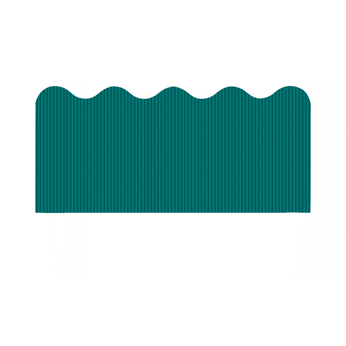 Cabecero Wavy Tapizado Terciopelo Cama 150cm Deep-Ocean