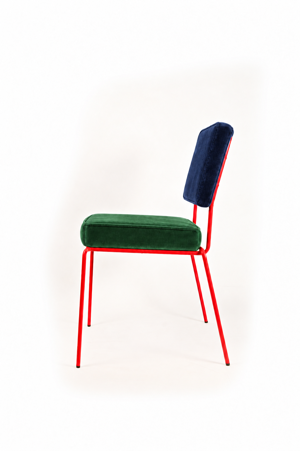 Silla Maura Roja Tapizado Velvet Combo PRE-ORDER