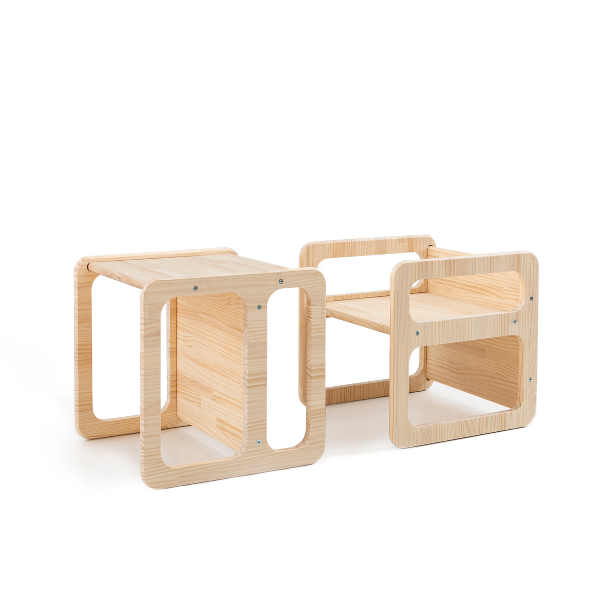 Set 2 Cube Chair estilo Montessori