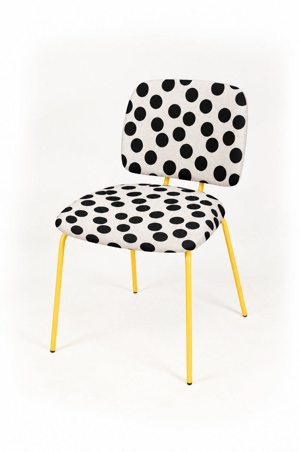 Silla Clarita Amarilla Tapizado Vichy Dots Pre-Order