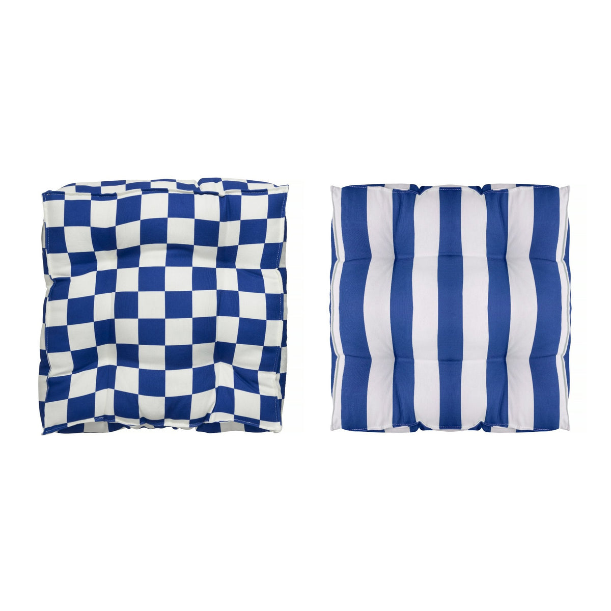 Set 2 Square Cushion Marshall (Blue)