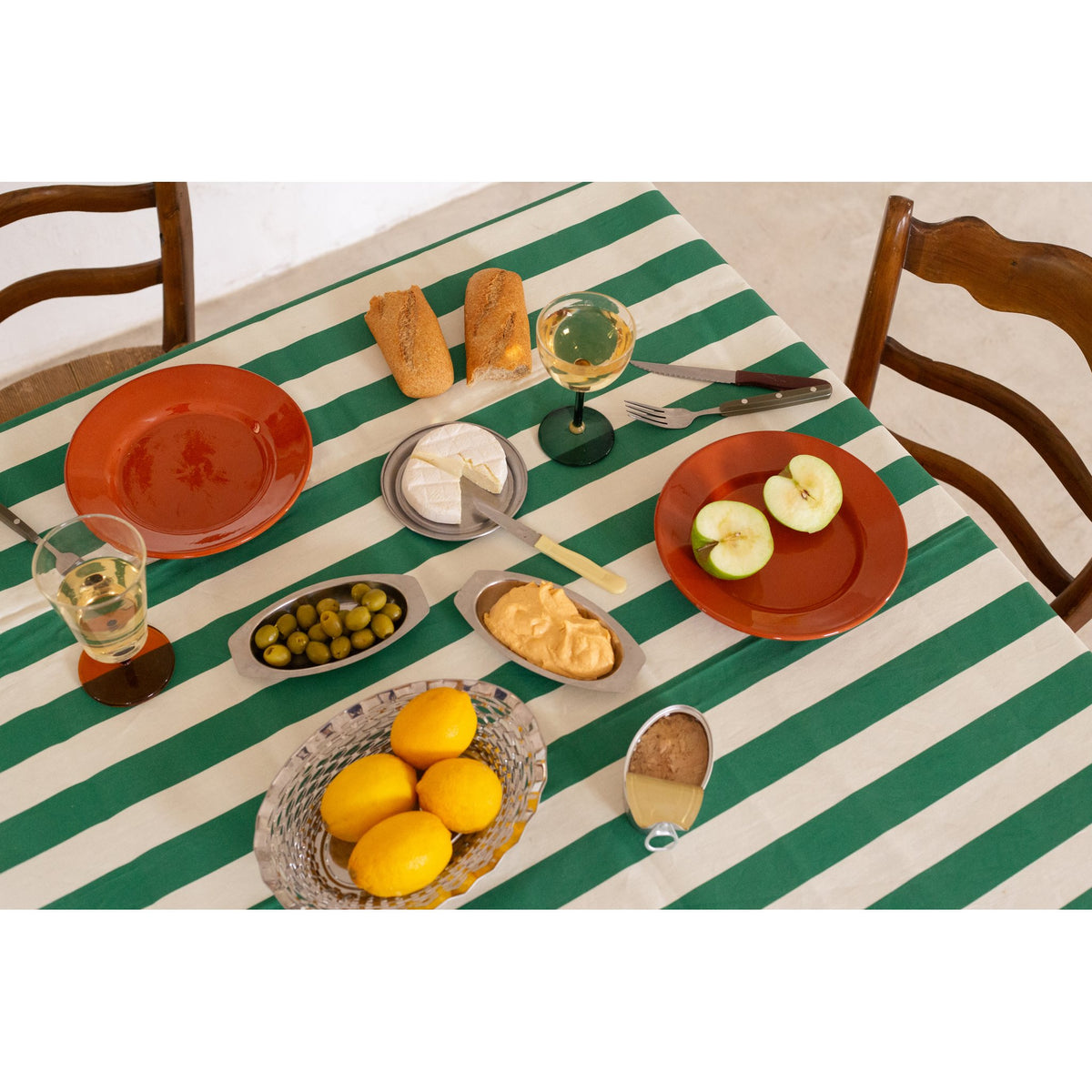 Mantel 140x200 Marshall (Green Lines)