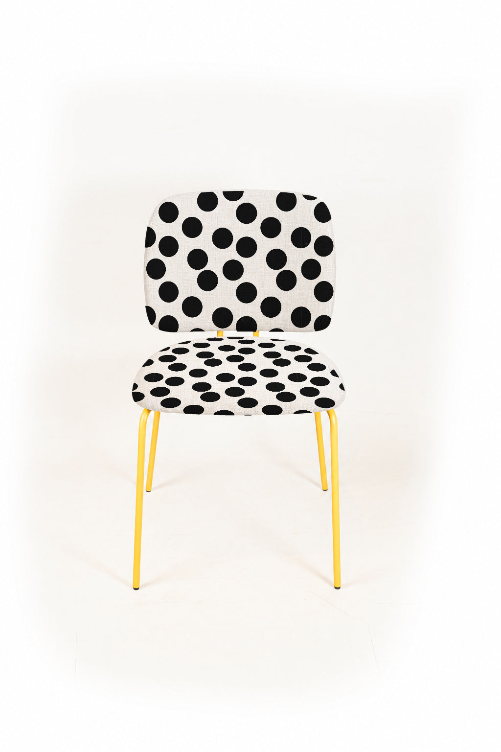 Silla Clarita Amarilla Tapizado Vichy Dots Pre-Order