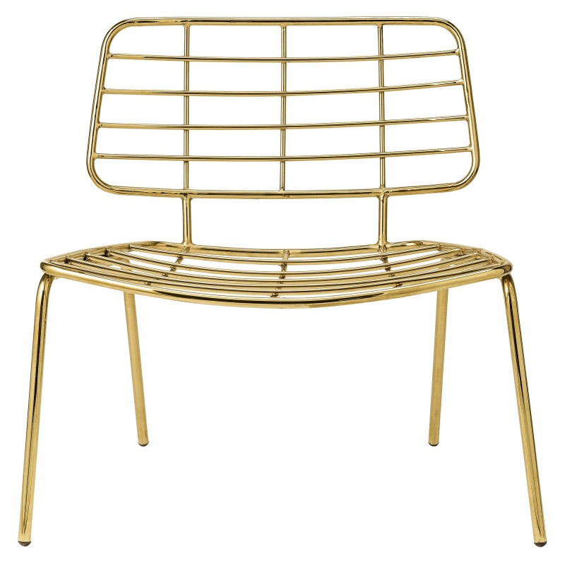 Silla Lounge Chair Gold 