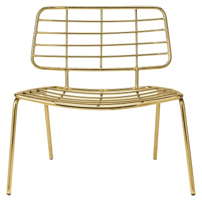 Silla Lounge Chair Gold 