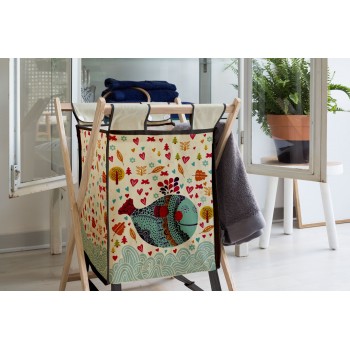 Cesto De La Ropa Animal Tree