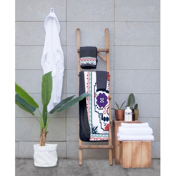 Set Toallas Hogar Frida Skull