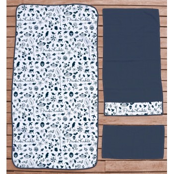 Set Toallas Hogar Pattern Frida Kahlo