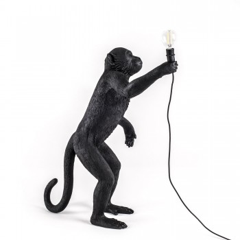 Black Monkey Lamp Standing