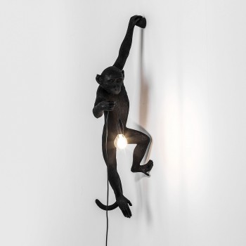 Monkey Lamp Black Hanging