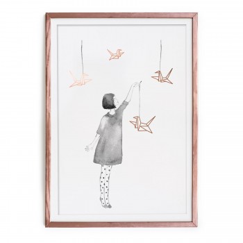 Cuadro Cobre Alphabet