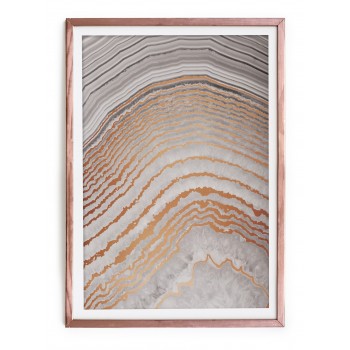 Cuadro Cobre Alphabet