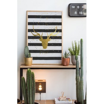 Cuadro Cobre Alphabet