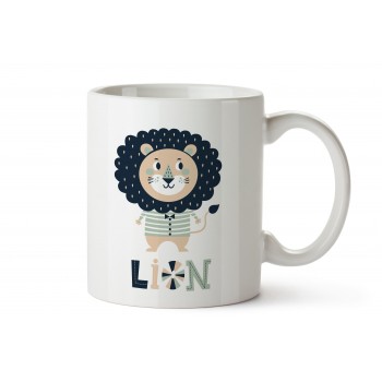 Taza Decorada Little Lion Circus
