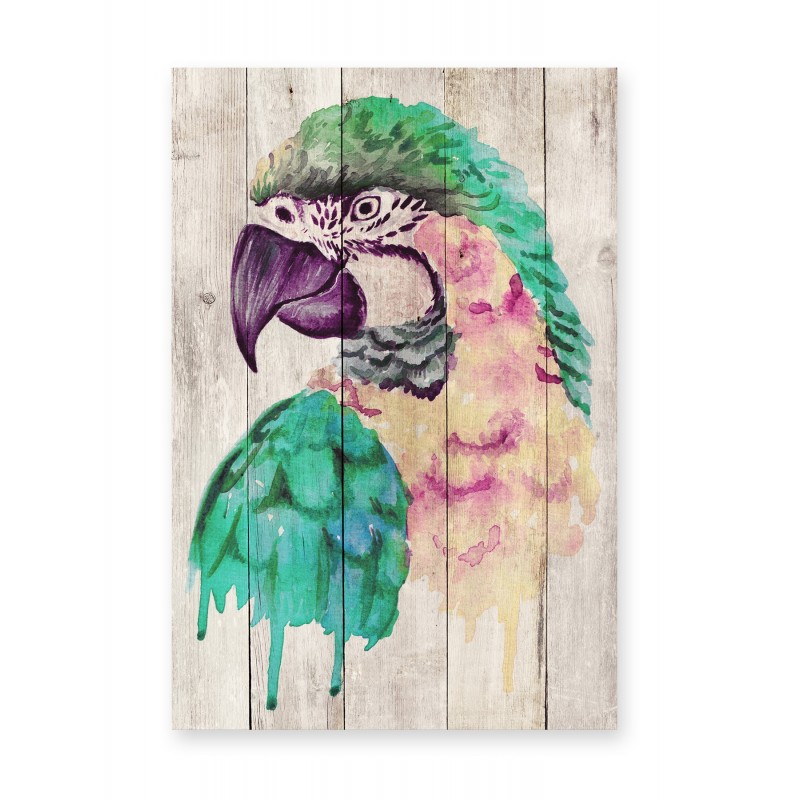 Tabla Watercolor Parrot