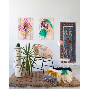 Tabla Watercolor Parrot