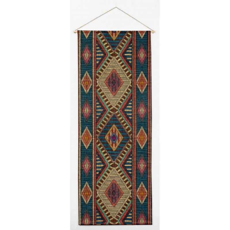 Embroidery Ikat Vertical Tapestry