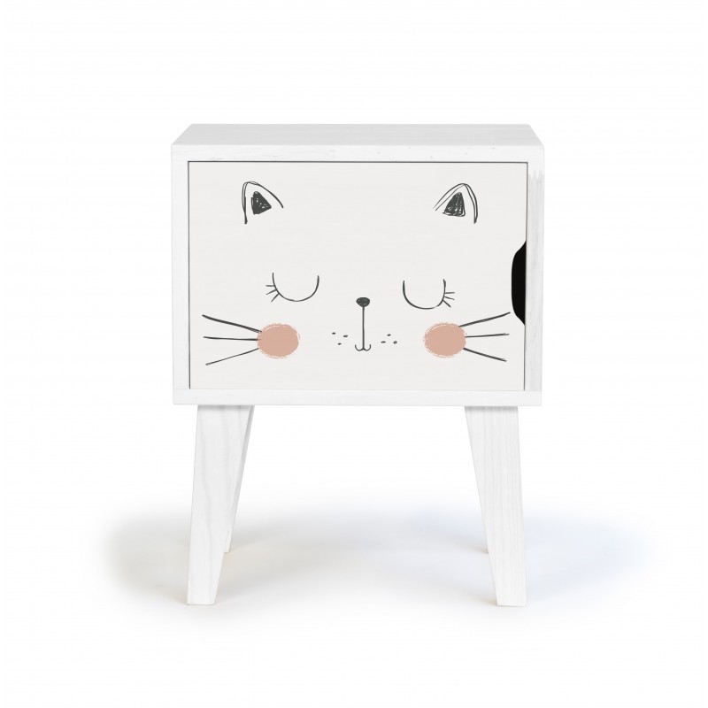 Bedside Table Cat