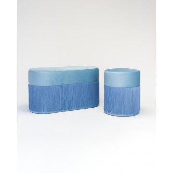 Pouf Pill L Azul