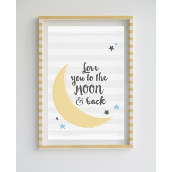 Painting Limited Edition Love to the Moon