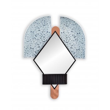 Bonnet Mirror Blue