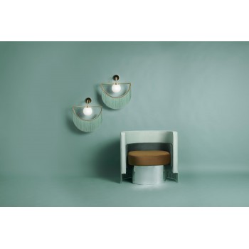 Wink Wall Lamp - Gold&Aquamarine