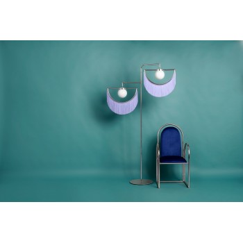 Wink Standing Lamp - Silver&Lilac