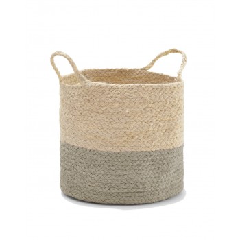 Cesta de Yute Gris