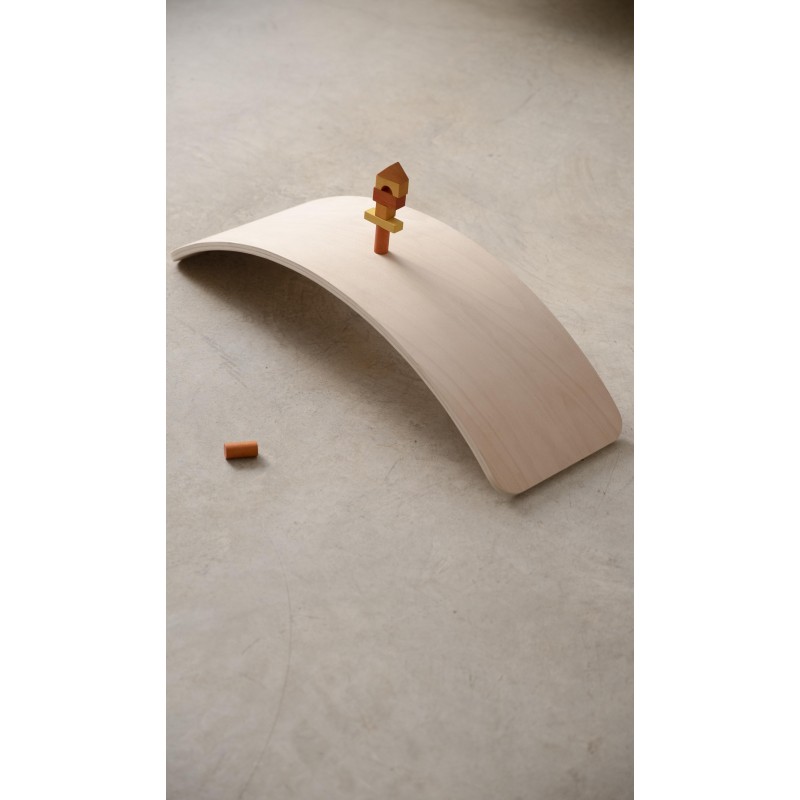 Planche d'équilibre en bois de style Montessori