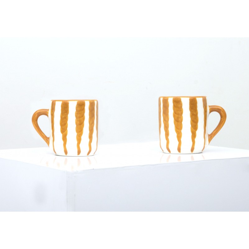 Tasse en céramique 2 x 420 ml, ensemble de tasses à café en