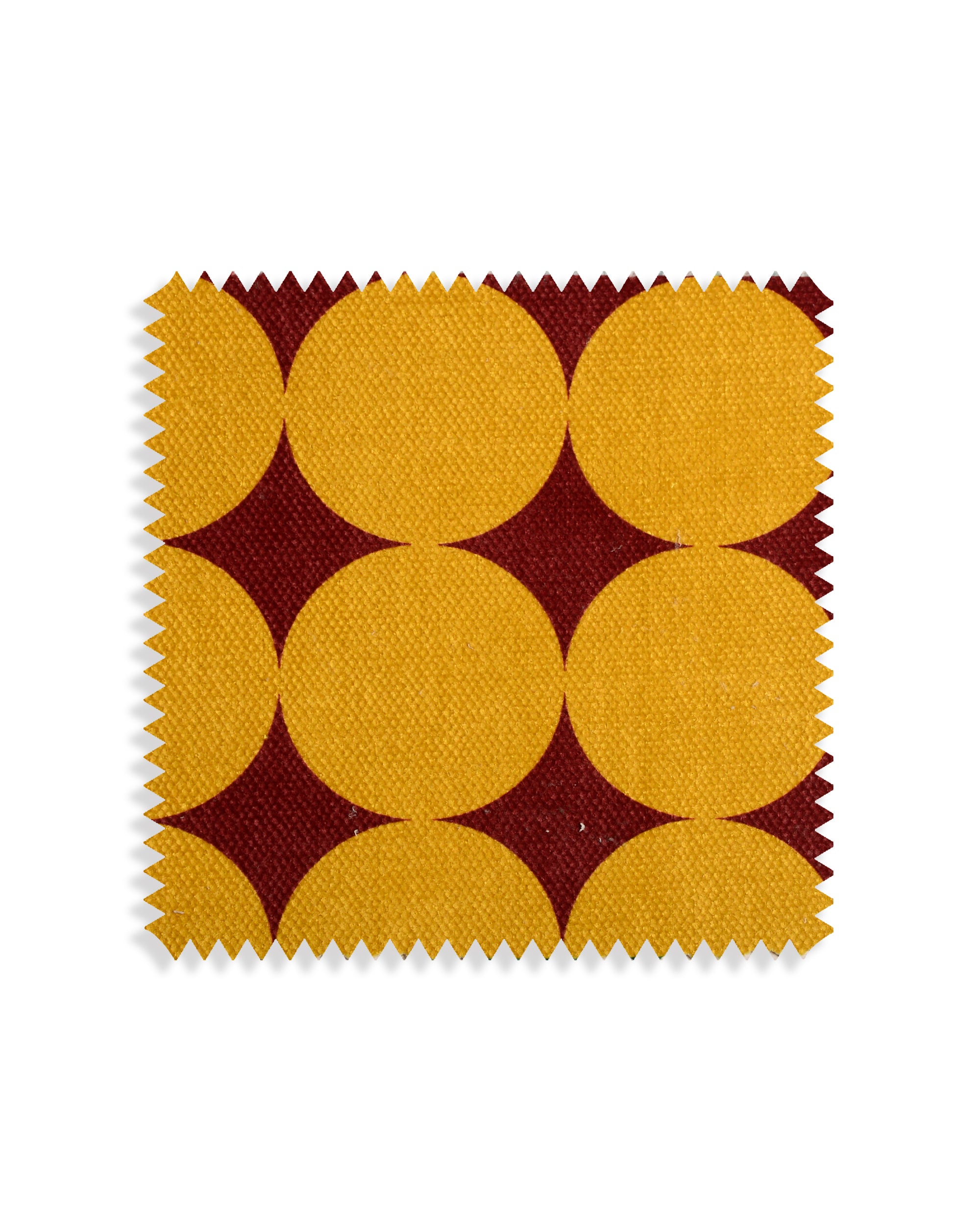 Tela Tapiceria Living Easy Clean  Dots Saffron Wine