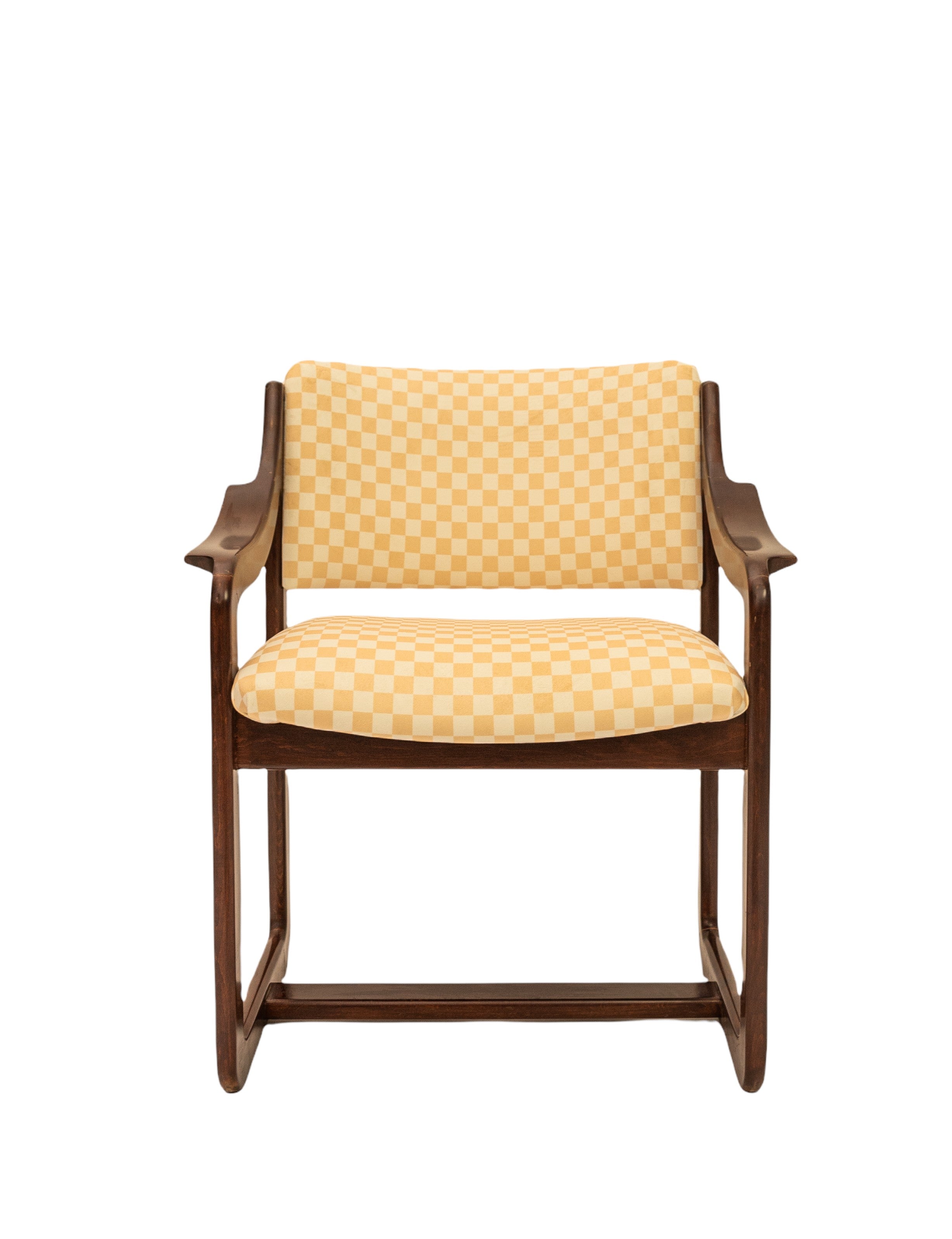 70's Vanille Damero Chair