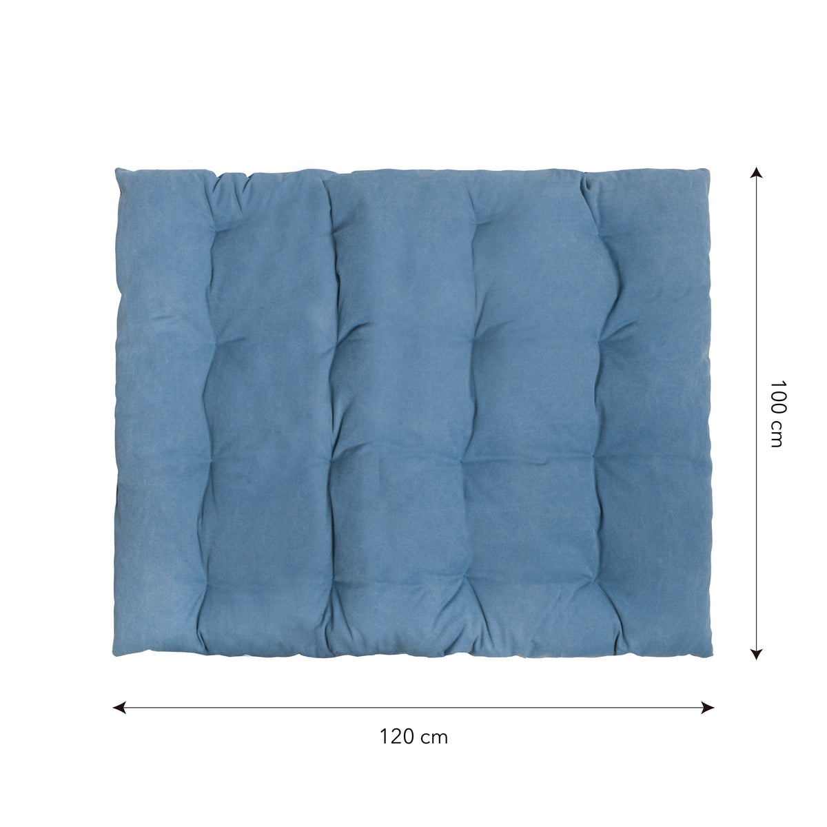 Matelas futon de sol bleu