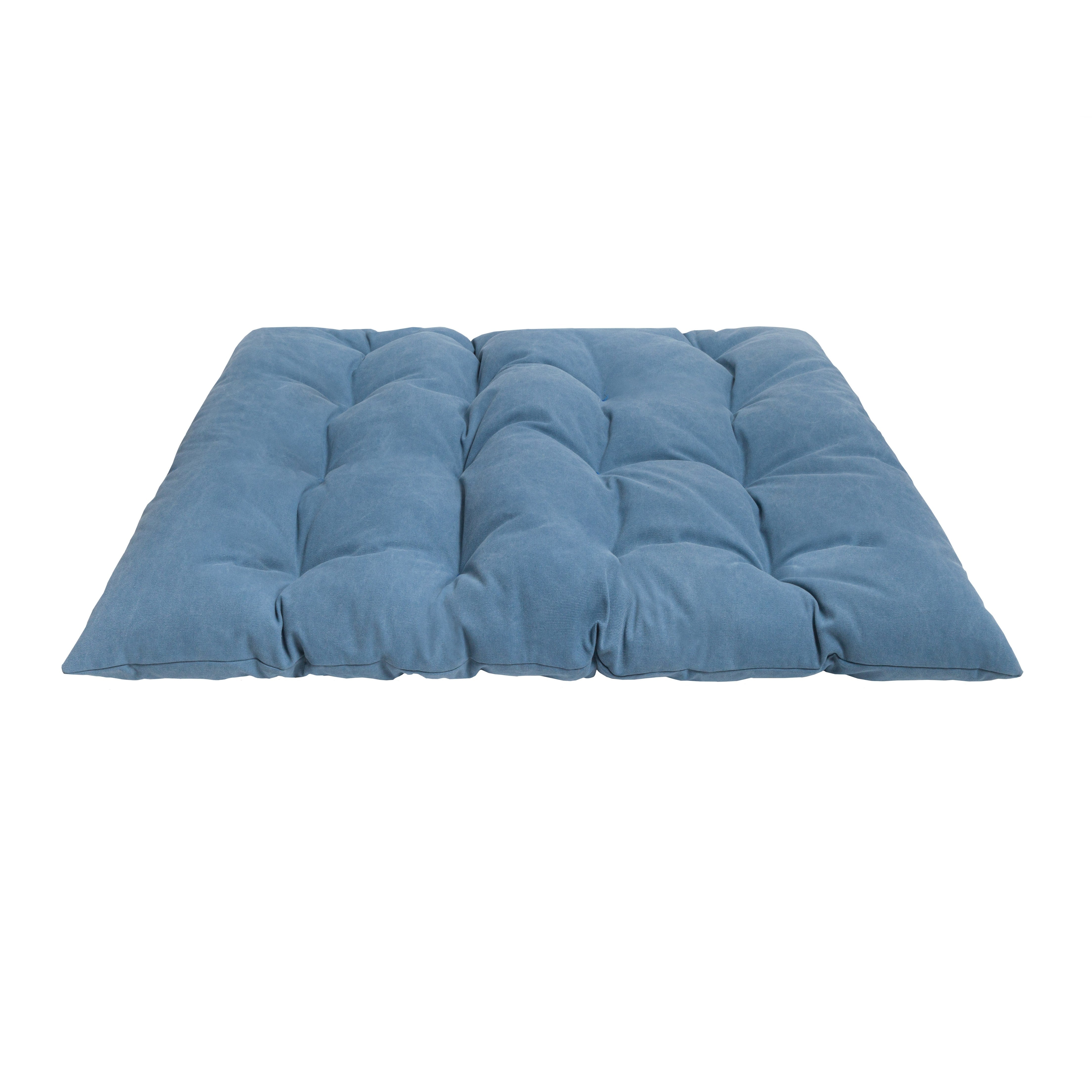 Matelas futon de sol bleu