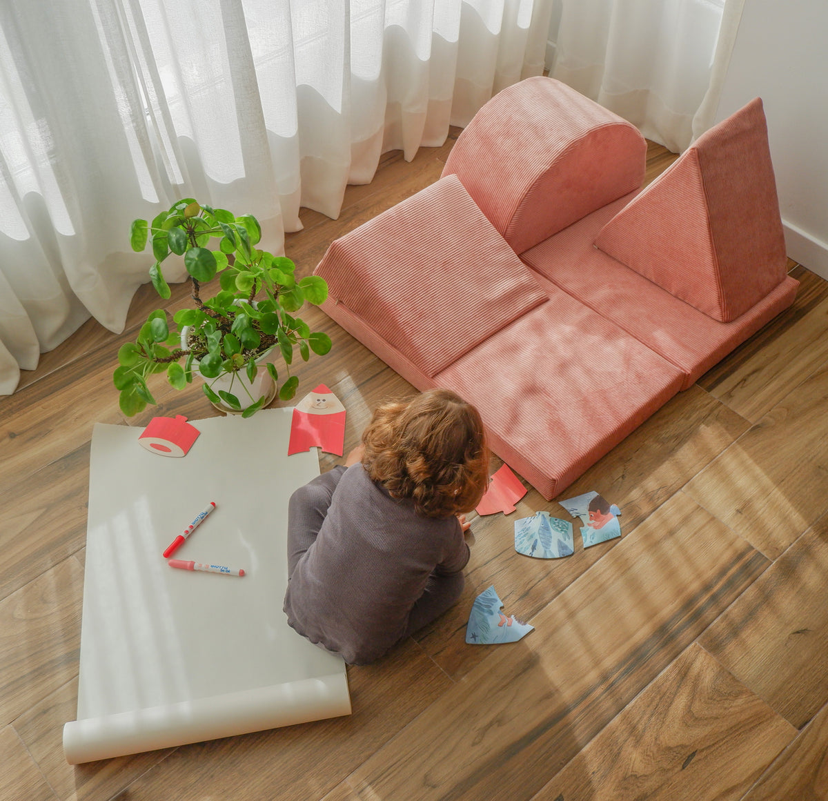 Bloque Psicomotricidad Montessori Arc Pink
