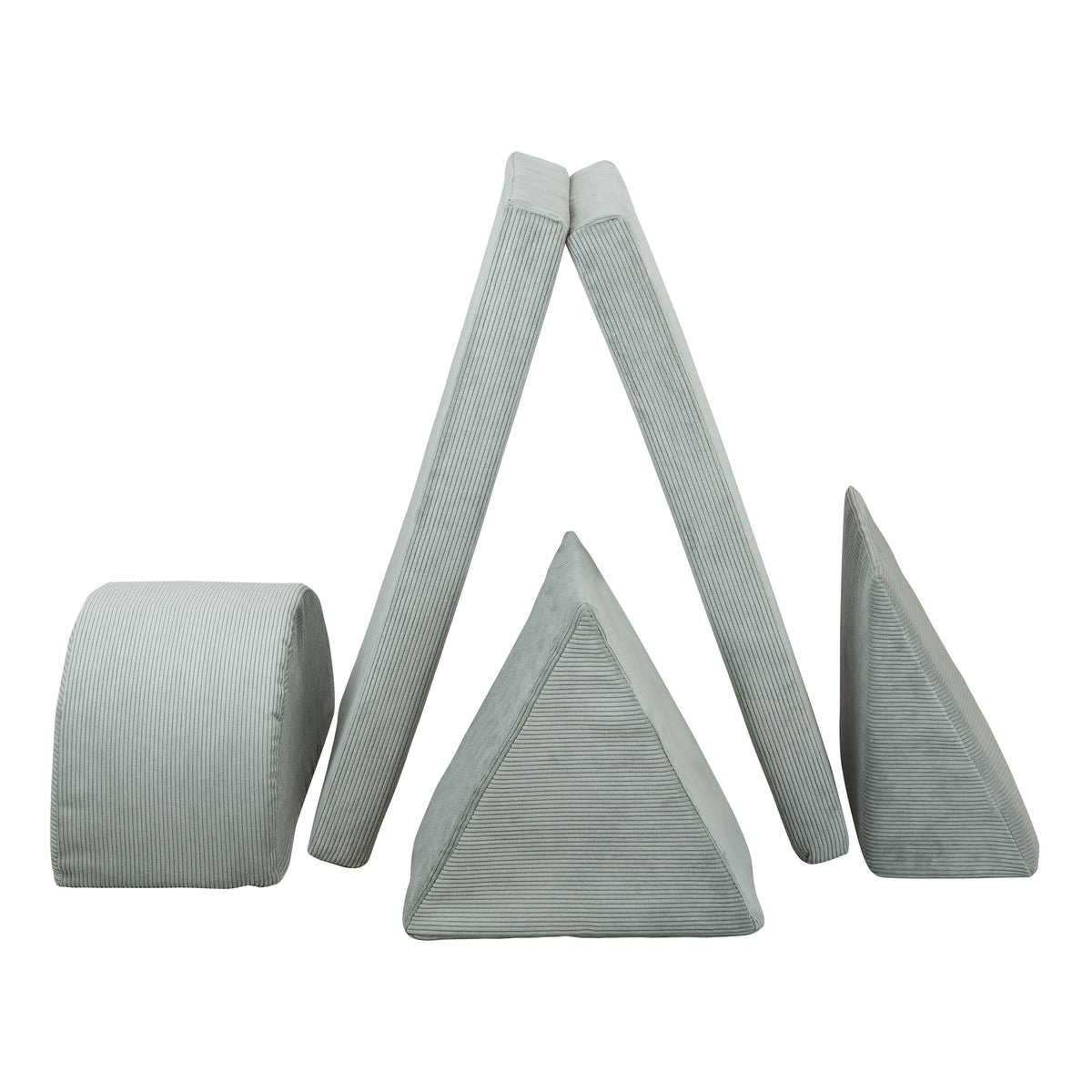 Bloque Psicomotricidad Montessori Triangle Aguamarina