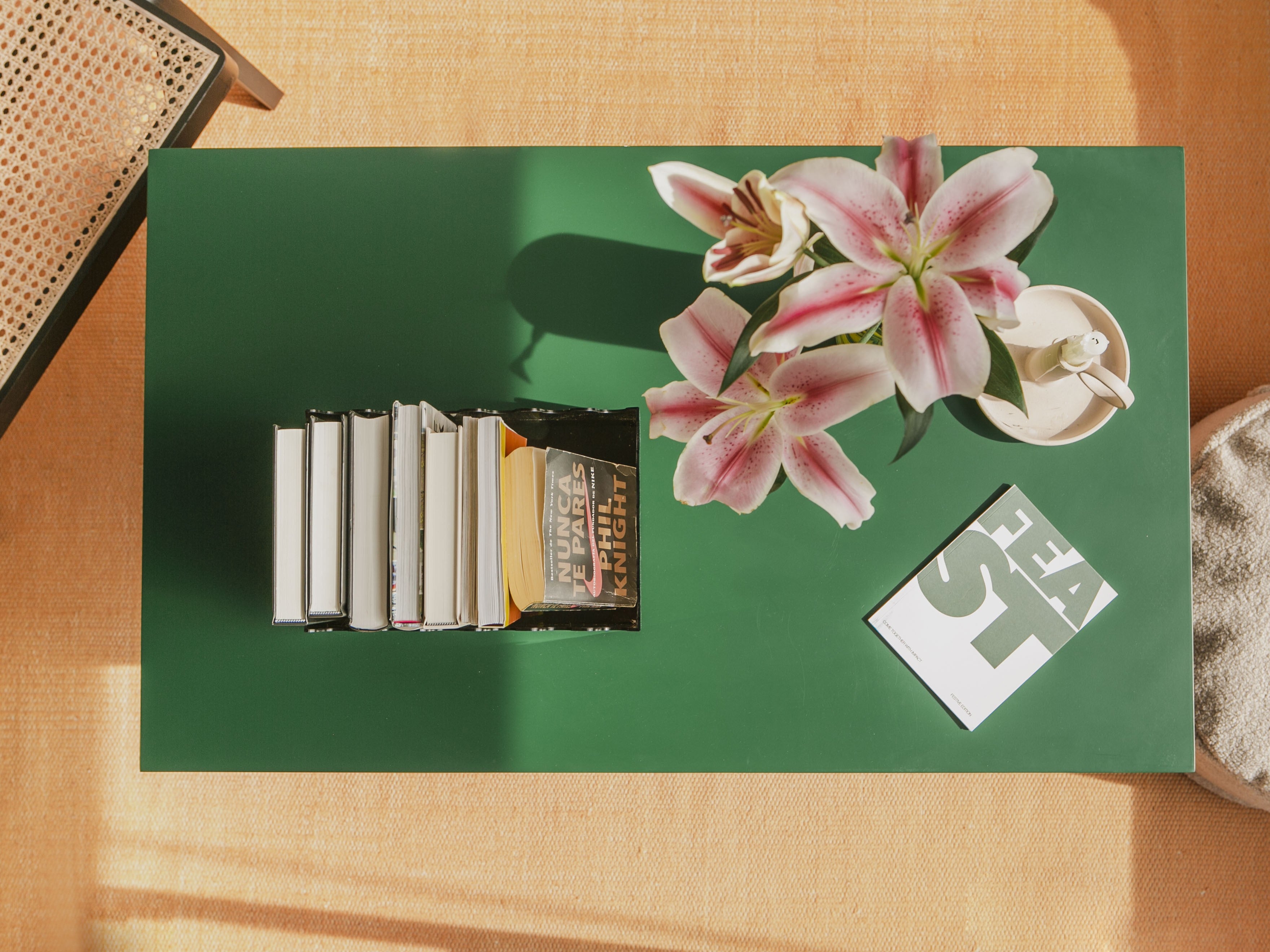 Mesa baja rectangular Charla  Cedar 100x60