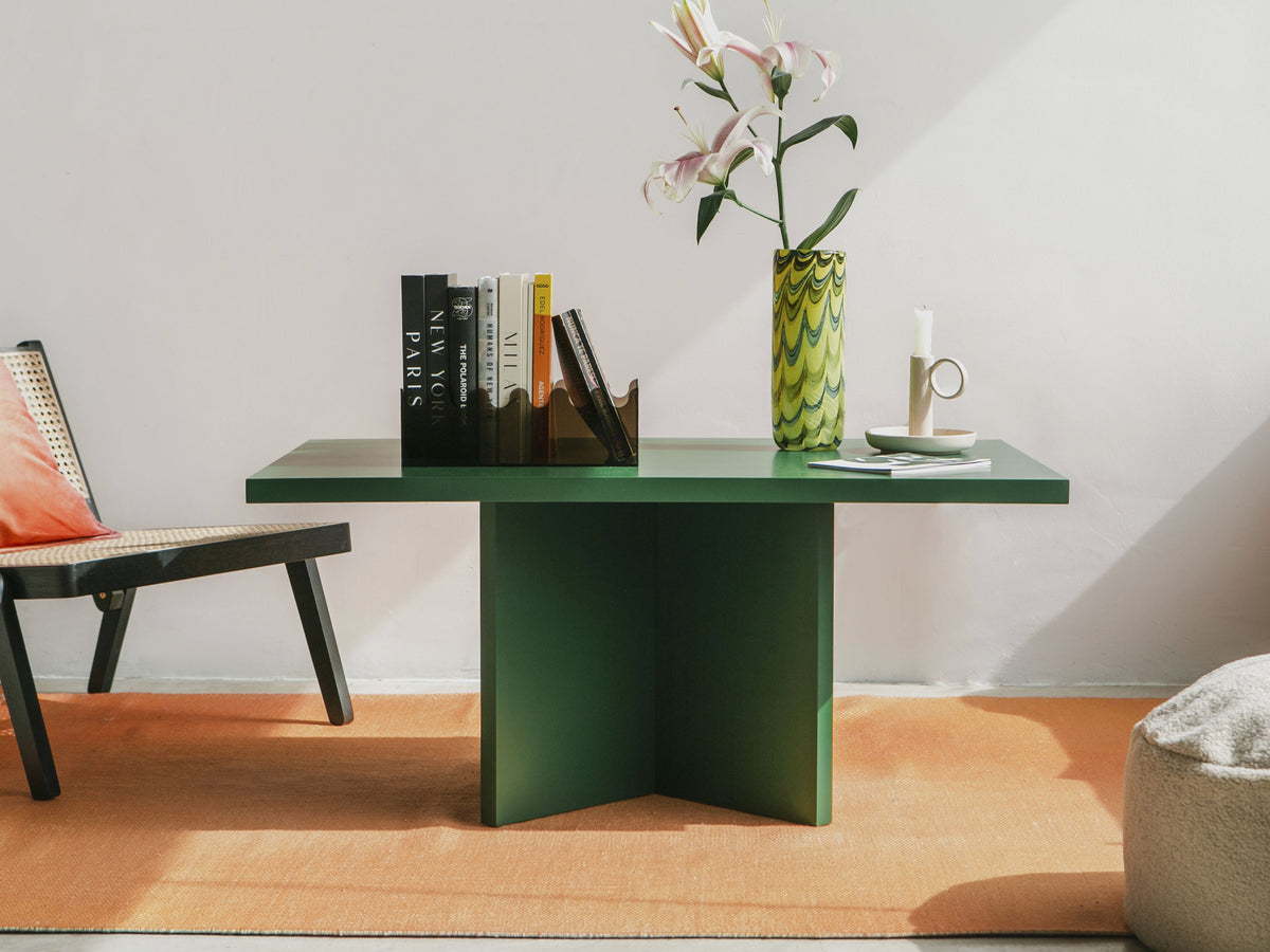 Mesa baja rectangular Charla  Cedar 100x60