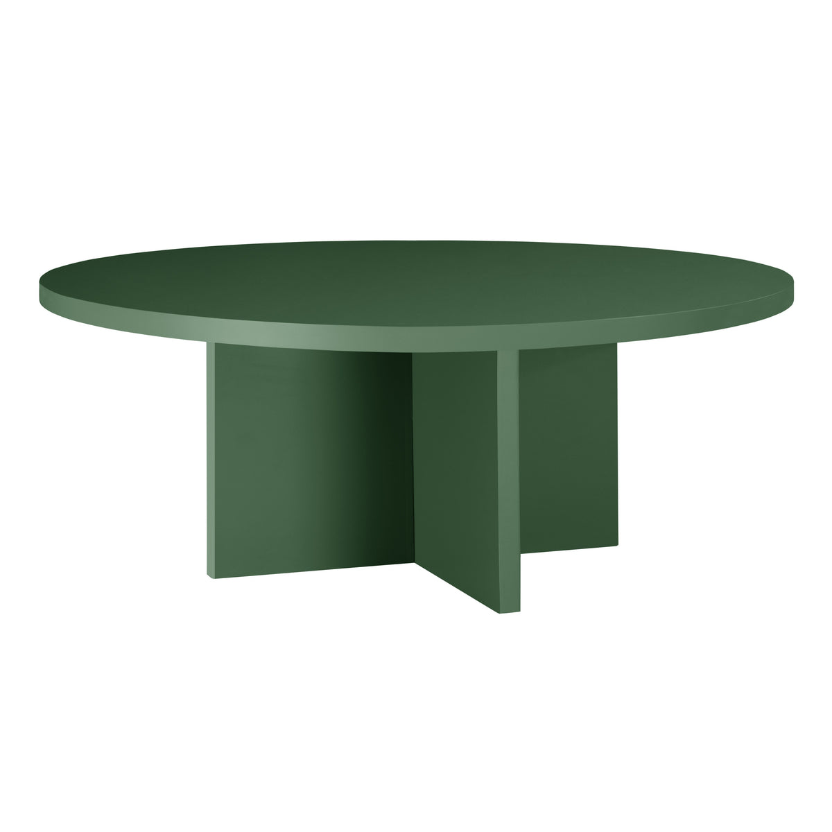 Round low table Pause Cedar
